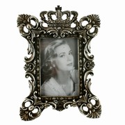 Fotoramme med krone på toppen